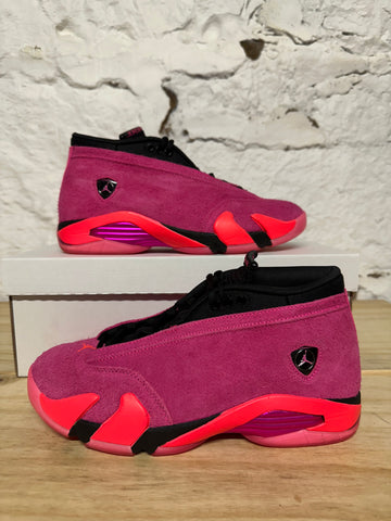 Air Jordan 14 Low Shocking Pink Sz 8 (9.5W)
