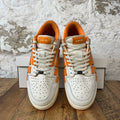 Amiri Orange Skeleton White Sneaker Sz 11 (44) No Box
