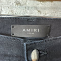 Amiri MA Drip Black Denim Jeans Sz 34