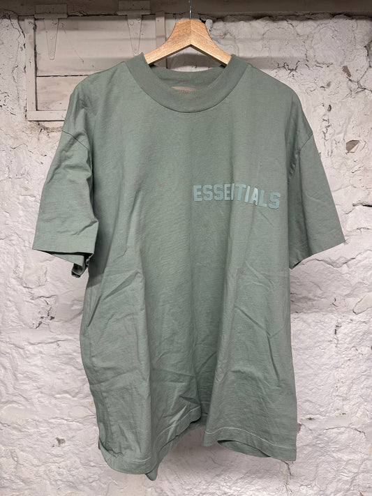 FOG Essentials Green Bold Logo T-Shirt Sz L