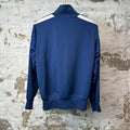 Palm Angels Navy Gloss Track Jacket Sz M
