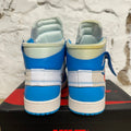 Air Jordan 1 High Off-White University Blue Sz 8 DS