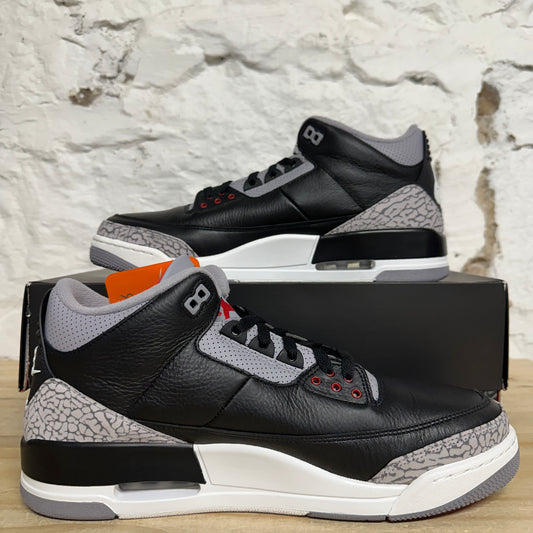 Air Jordan 3 Black Cement Sz 13 DS