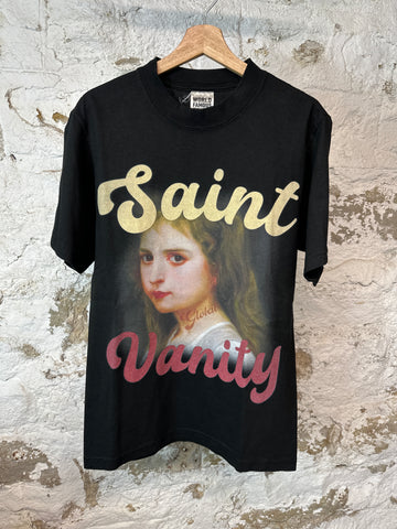 Saint Vanity Global T-shirt Black Sz S