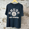 Rhude East Hampton T-shirt Navy Sz S (Hole)