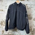 Supreme Sideline Black Track Jacket Sz M