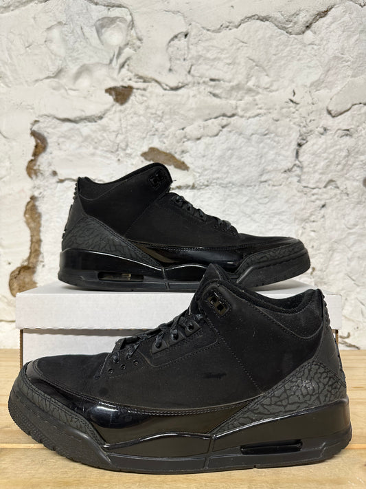 Air Jordan 3 Black Cat Sz 12