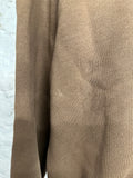 Fear of God Essentials Brown Chest Logo Hoodie Sz XS