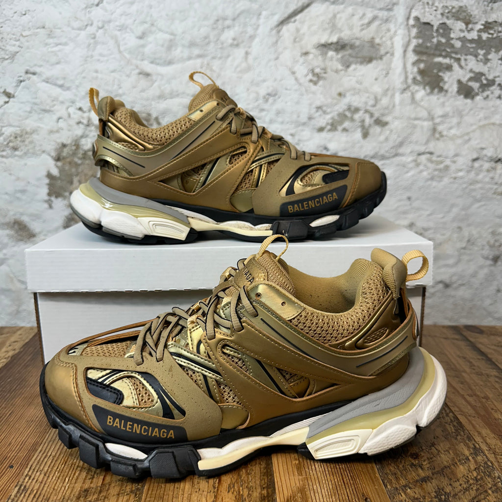 Balenciaga Track Runner Gold Brown Sz 8 41 No Box The Gallery Online