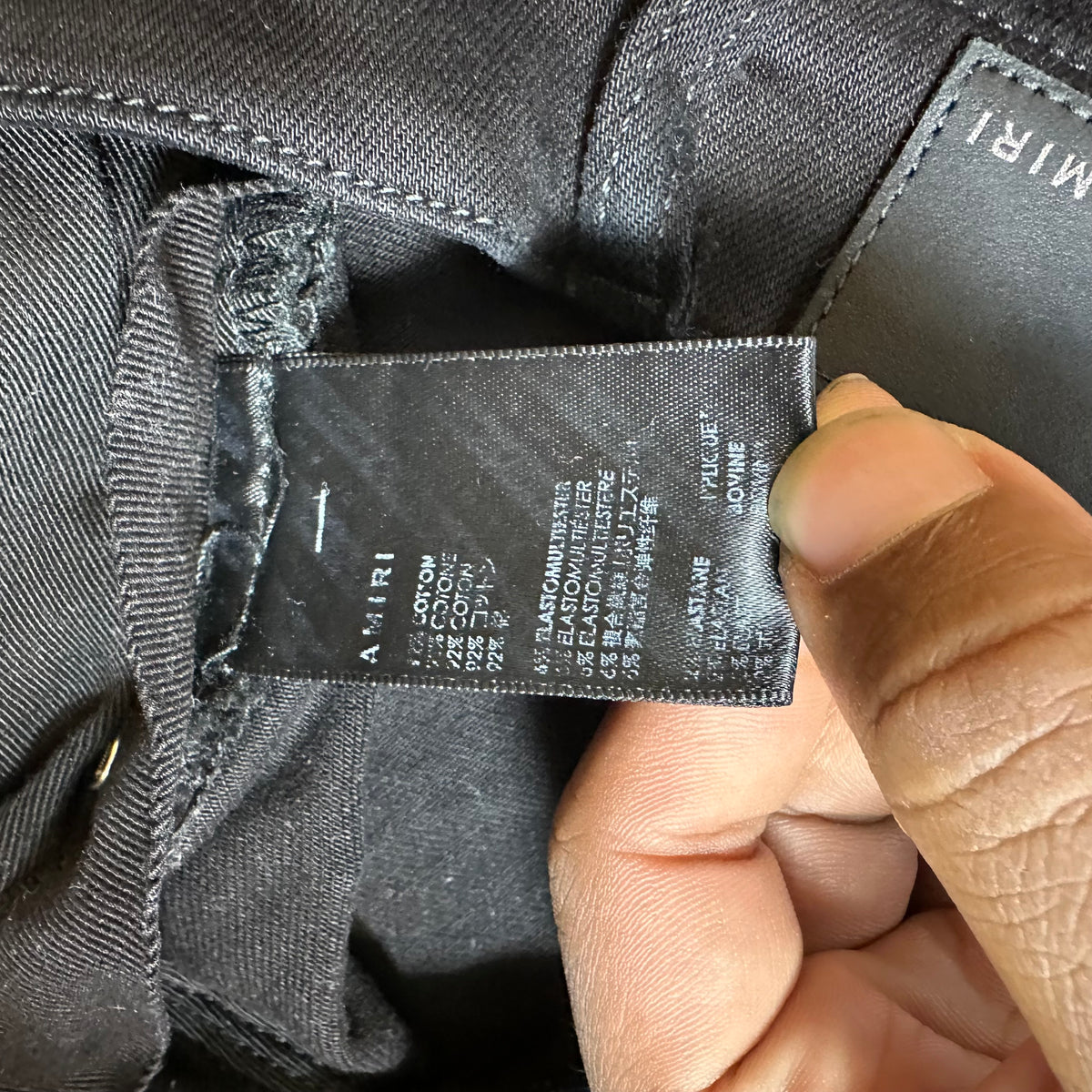 Amiri Silver Bones Black Denim Jeans Sz 29