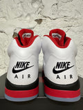 Air Jordan 5 Fire Red Black Tongue (2025) Sz 12