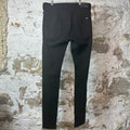 Amiri White MA Stripe Black Denim Jeans Sz 34