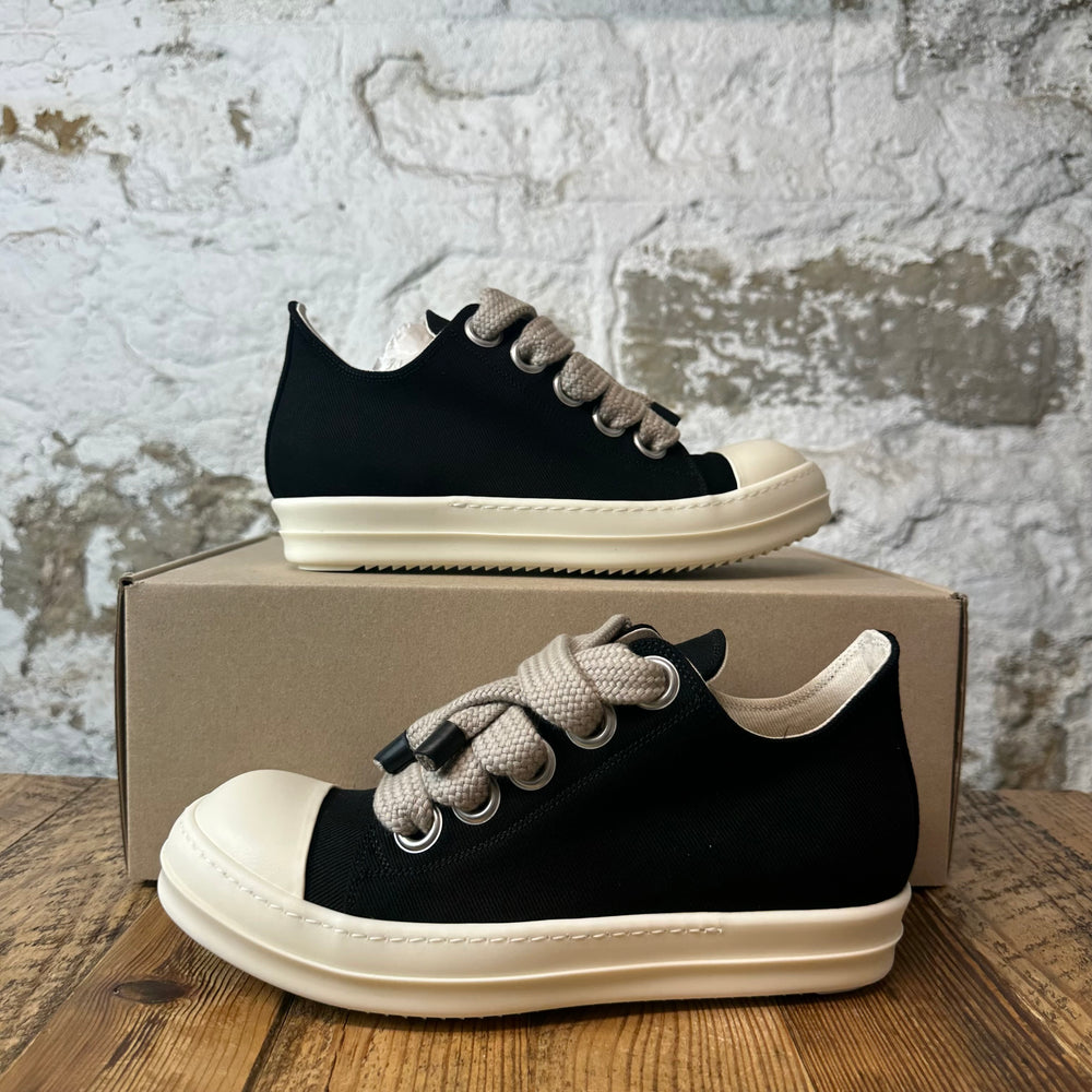 Rick Owens Jumbo Lace Black Milk Sneaker DS