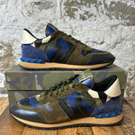 Valentino Blue Camo Green Sneaker Sz 11 (44)