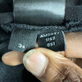 Amiri Hollywood Logo Faded Black Denim Jeans Sz 34