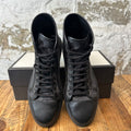 Gucci High Black GG Monogram Sneaker Sz 9.5
