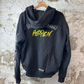 Chrome Hearts Aspen Black Thermal Zip Up Hoodie Sz S (Flawed)