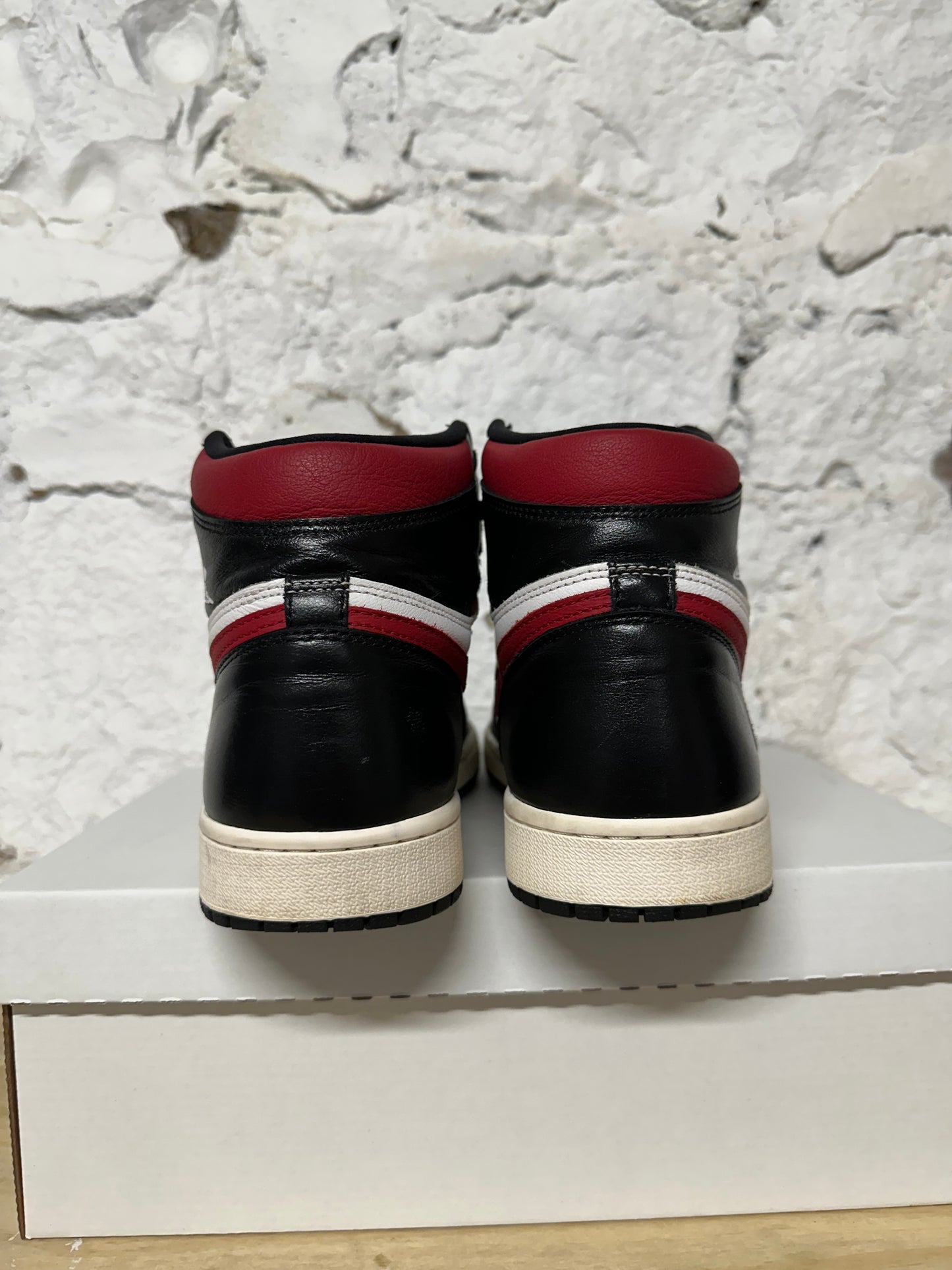 Air Jordan 1 Black Gym Red Sz 10.5