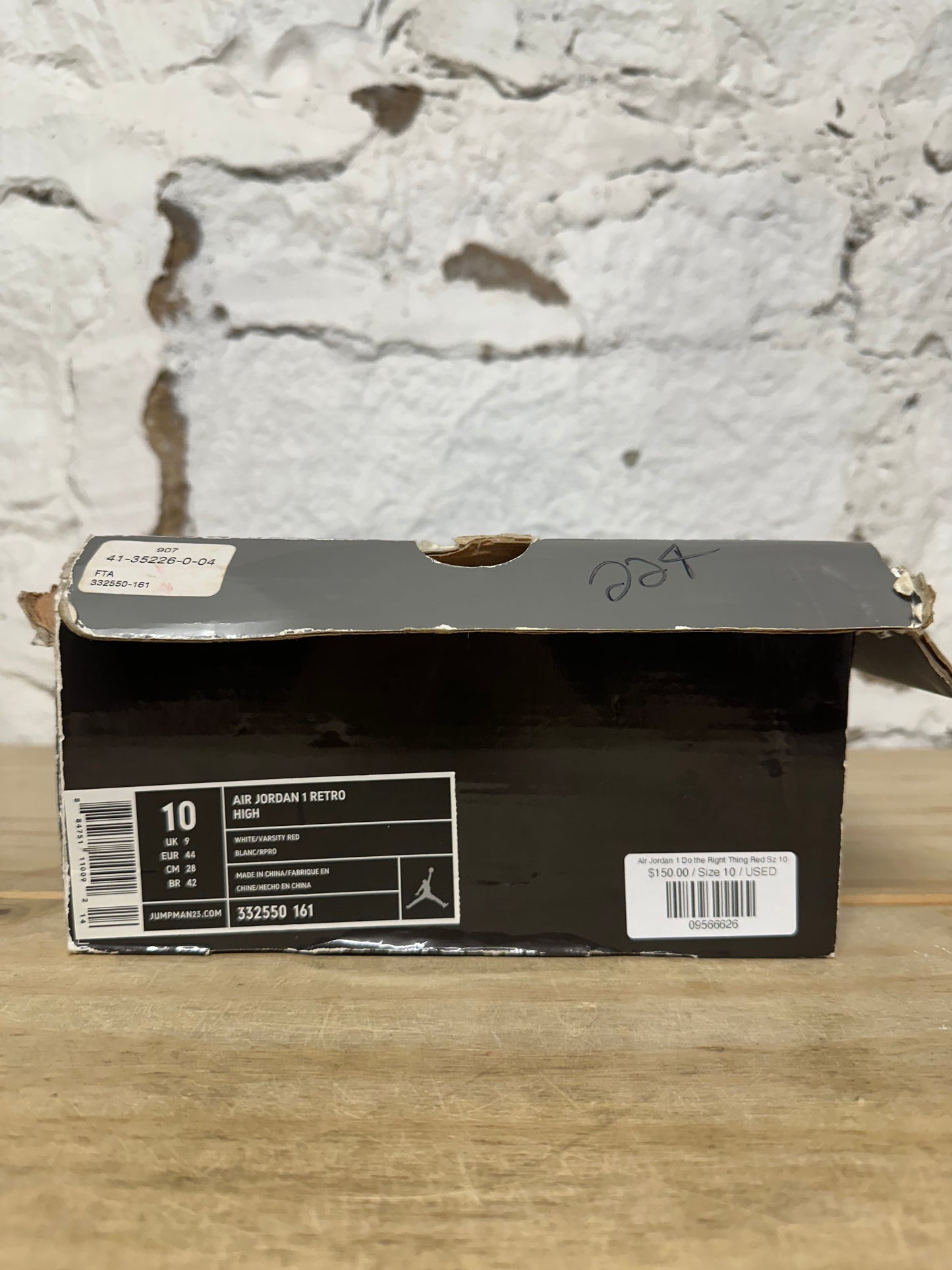 Air Jordan 1 Do the Right Thing Red Sz 10