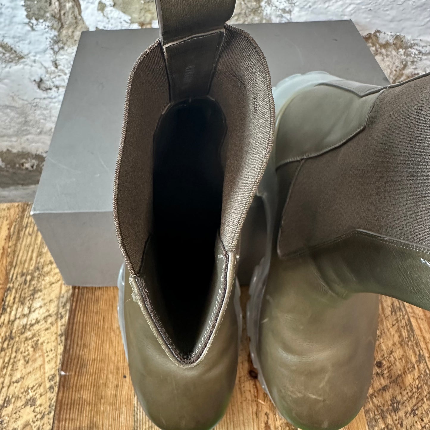 Rick Owens Bozo Tractor Boot Brown Sz 13 (46)
