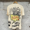Hellstar Records Cream T-Shirt Sz M