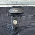 Amiri MX1 Brown Plaid Black Denim Jeans Sz 34