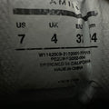 Amiri High White Skeleton Black White Sneaker Sz 5 (37)