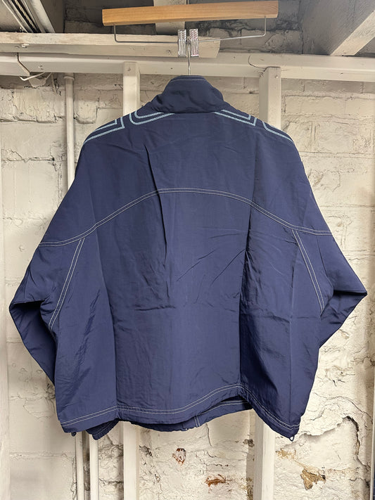 Supreme Shoulder Spellout Navy Jacket Sz S