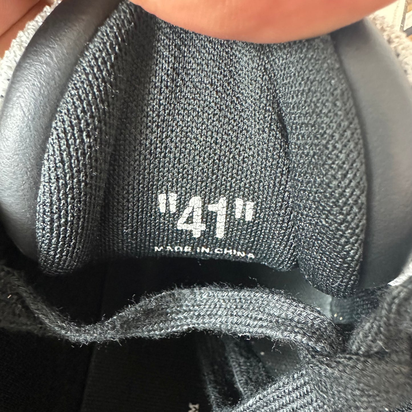 Off-White Out Of Office Black White Blue Sneaker Sz 8 (41)