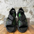Balenciaga Black Green Track Sandal Sz 10 (43)