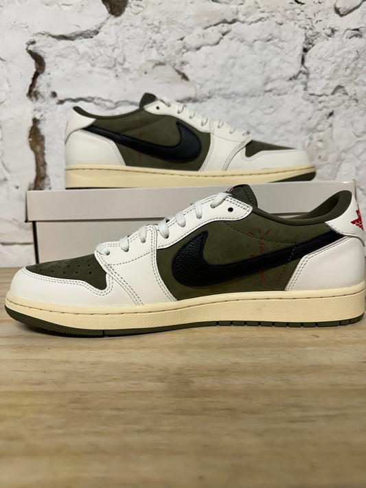 Air Jordan 1 Low Travis Scott Medium Olive Sz 12 DS