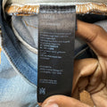 Amiri Plain Blue Denim Jeans Sz 28