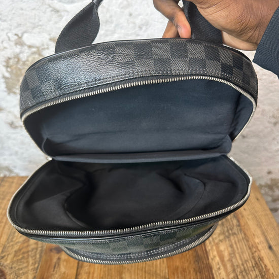 louis vuitton backpack damier michael Louis Vuitton Damier Graphite Michael Backpack – The Gallery Online