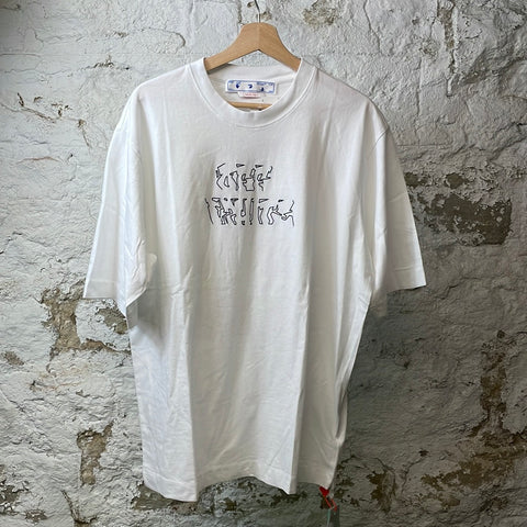 Off White Neen T-shirt White Sz L DS