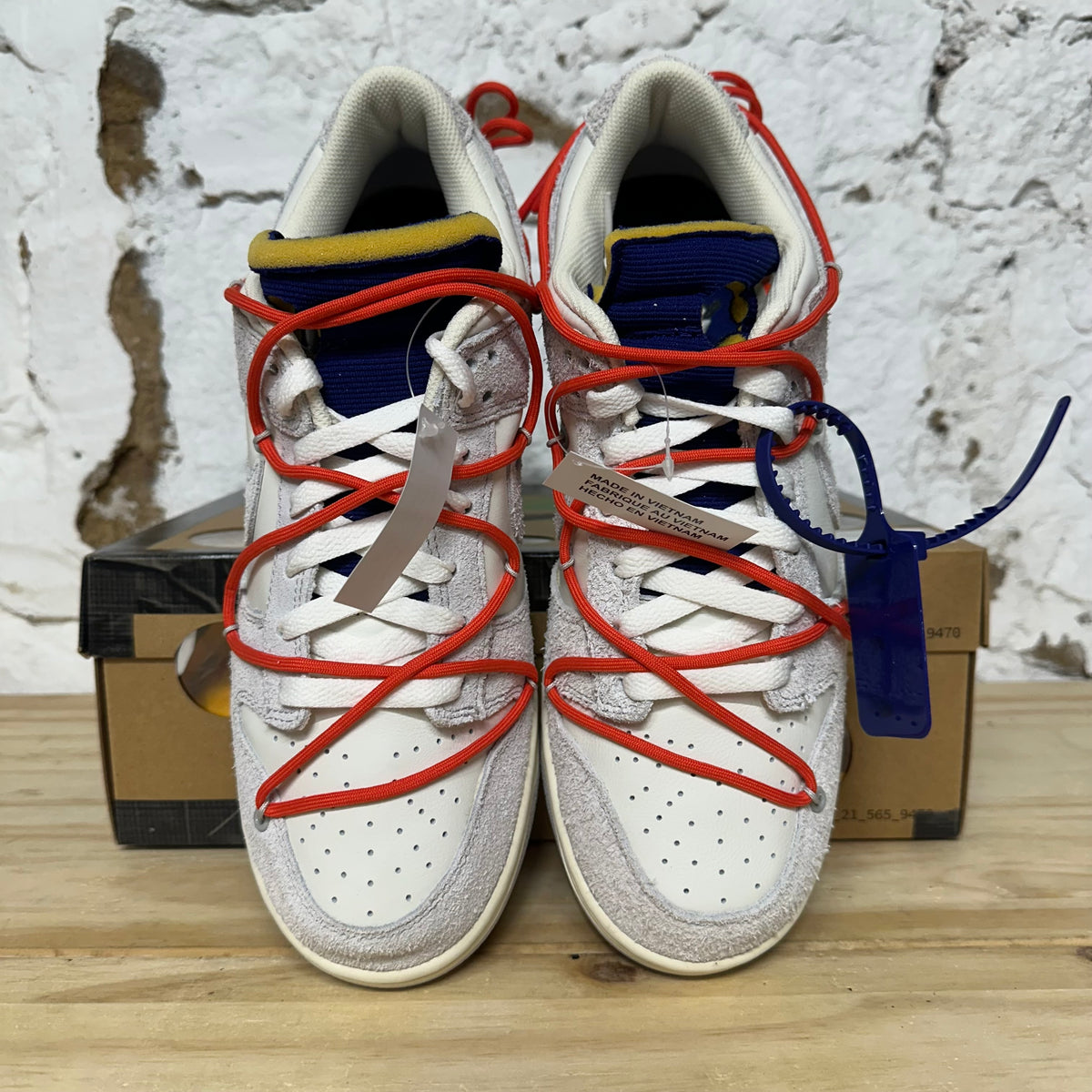 Nike Dunk Low Off-White Lot 13 Sz 10 DS