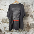 Saint Michael Denim Tears Jesus T-shirt Black Sz XXL