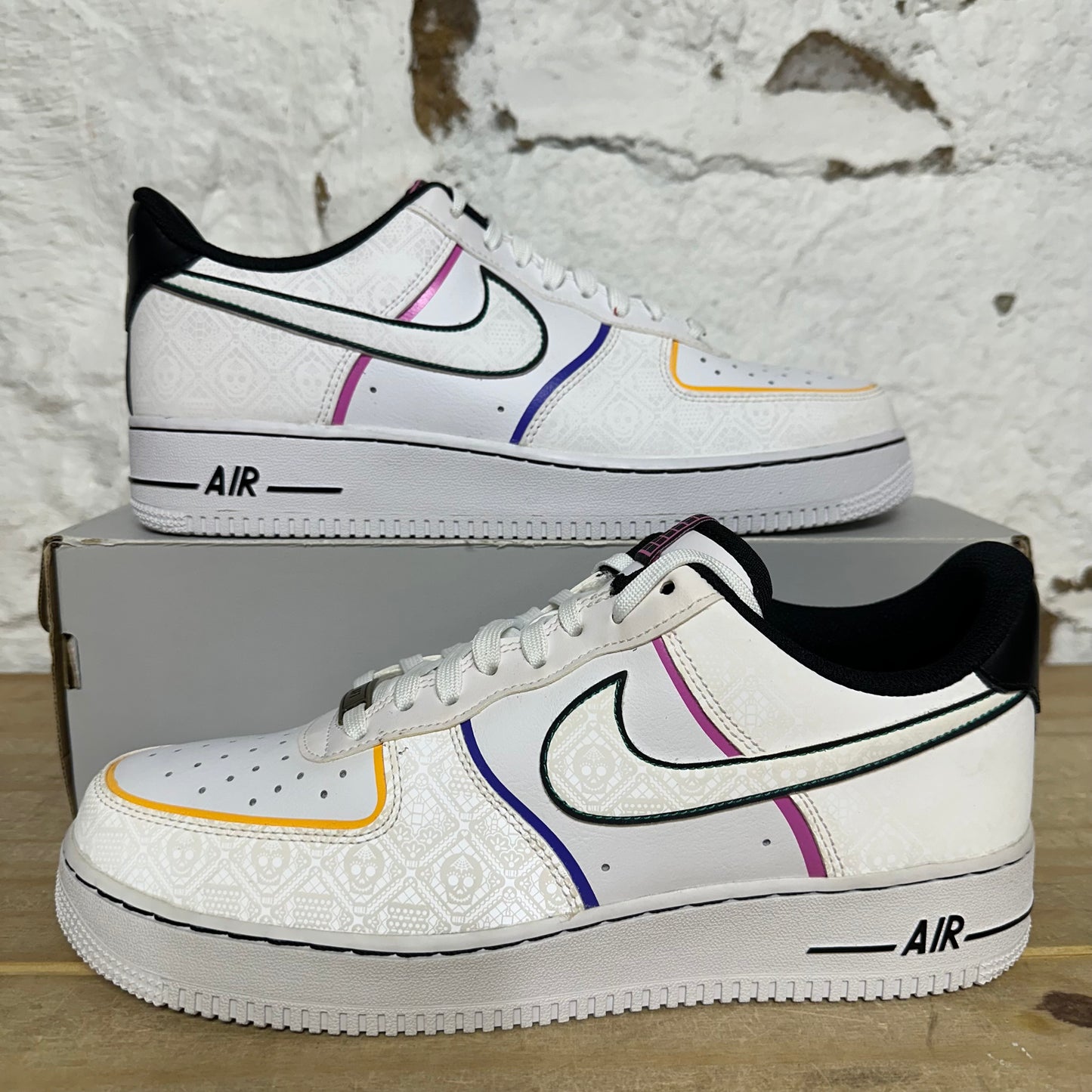 Nike Air Force 1 Low Day of the Dead (2019) Sz 10.5 DS