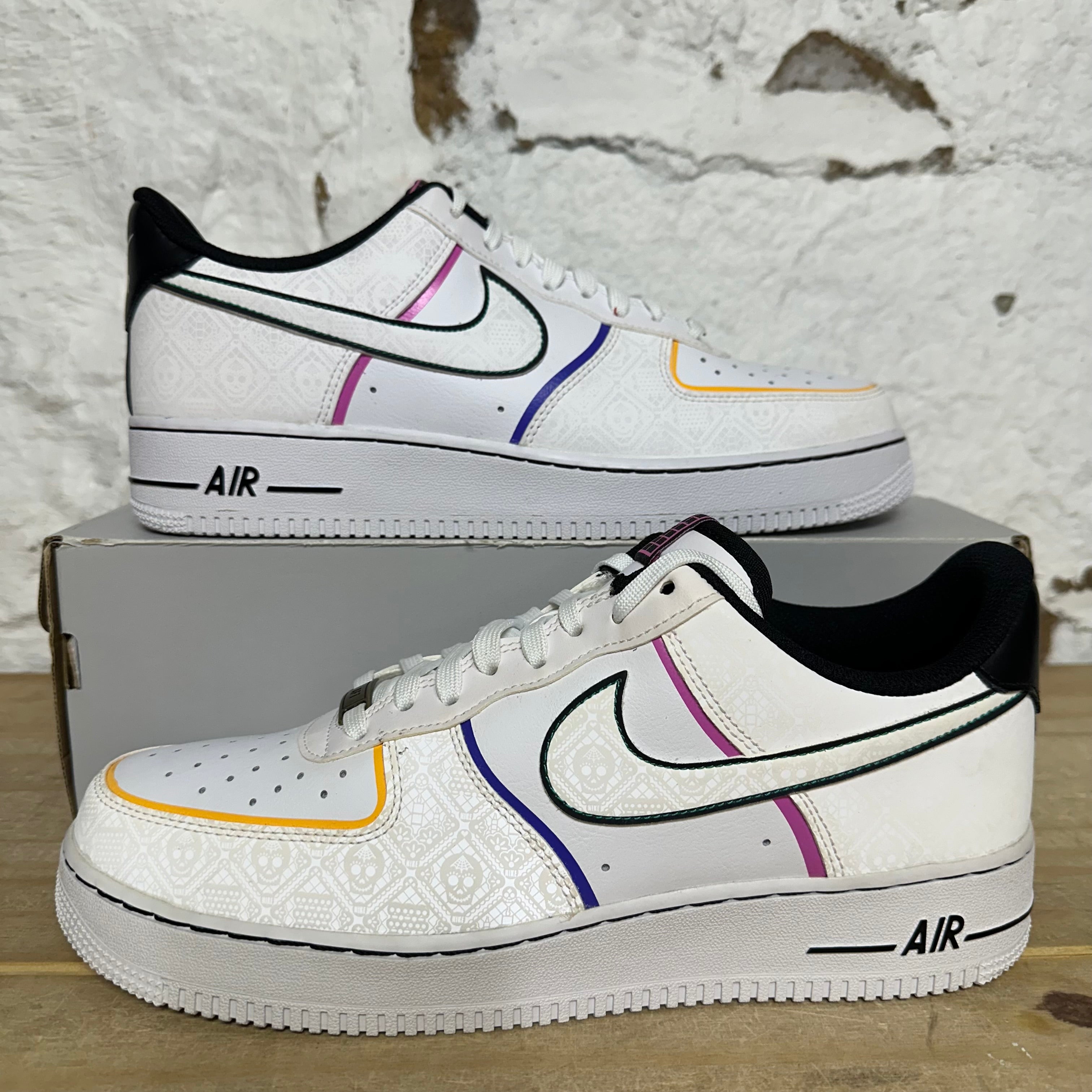 Nike Air Force 1 Low Day of the Dead (2019) Sz 10.5 DS