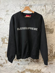 Supreme Bless Crewneck Black Sz L