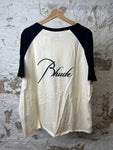 Rhude Cream Black Baseball T-shirt Sz XL DS