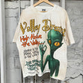 Vale Alien Passing Through Cream T-Shirt Sz L