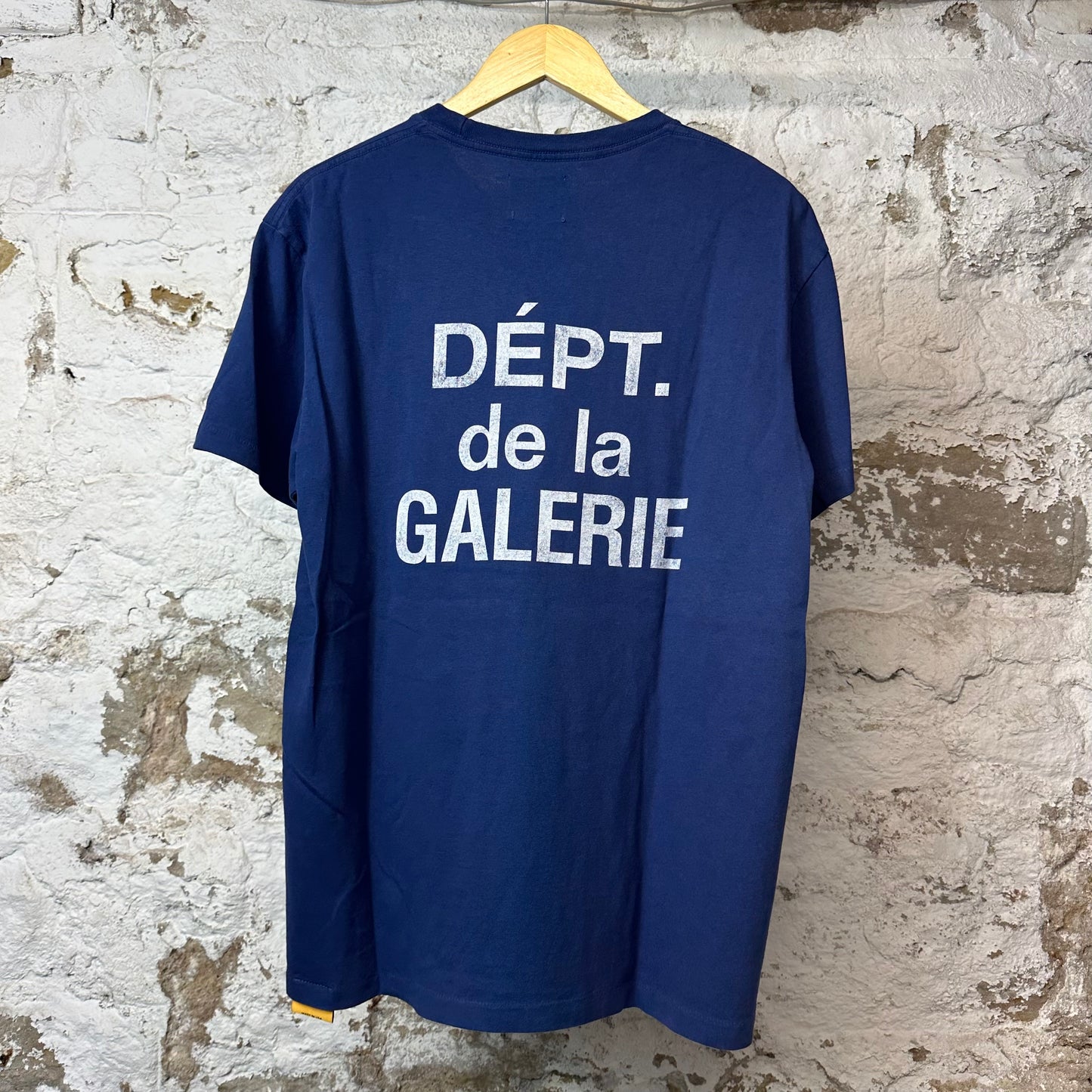 Gallery Dept White Logo T-shirt Blue Sz M