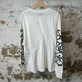 Amiri Sleeve Bone White Long Sleeve Sz M