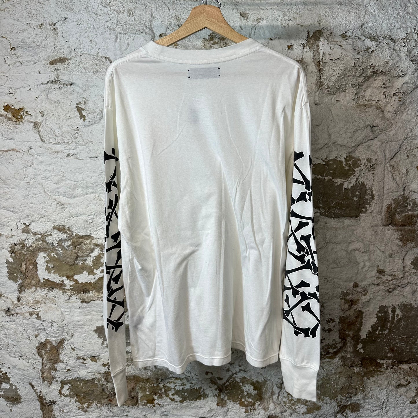 Amiri Sleeve Bone White Long Sleeve Sz M