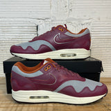 Nike Air Max 1 Patta Waves Rush Maroon Sz 11 DS