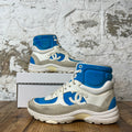 Chanel High Blue White Trainer Sneaker Sz 5.5 (37.5)