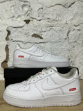 Nike Air Force 1 Low Supreme White Sz 10