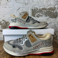 Gucci Silver White Ultrapace Sneaker Sz 9