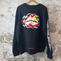 Chrome Hearts Matty Boy Chomper Black Crewneck Sz XXL