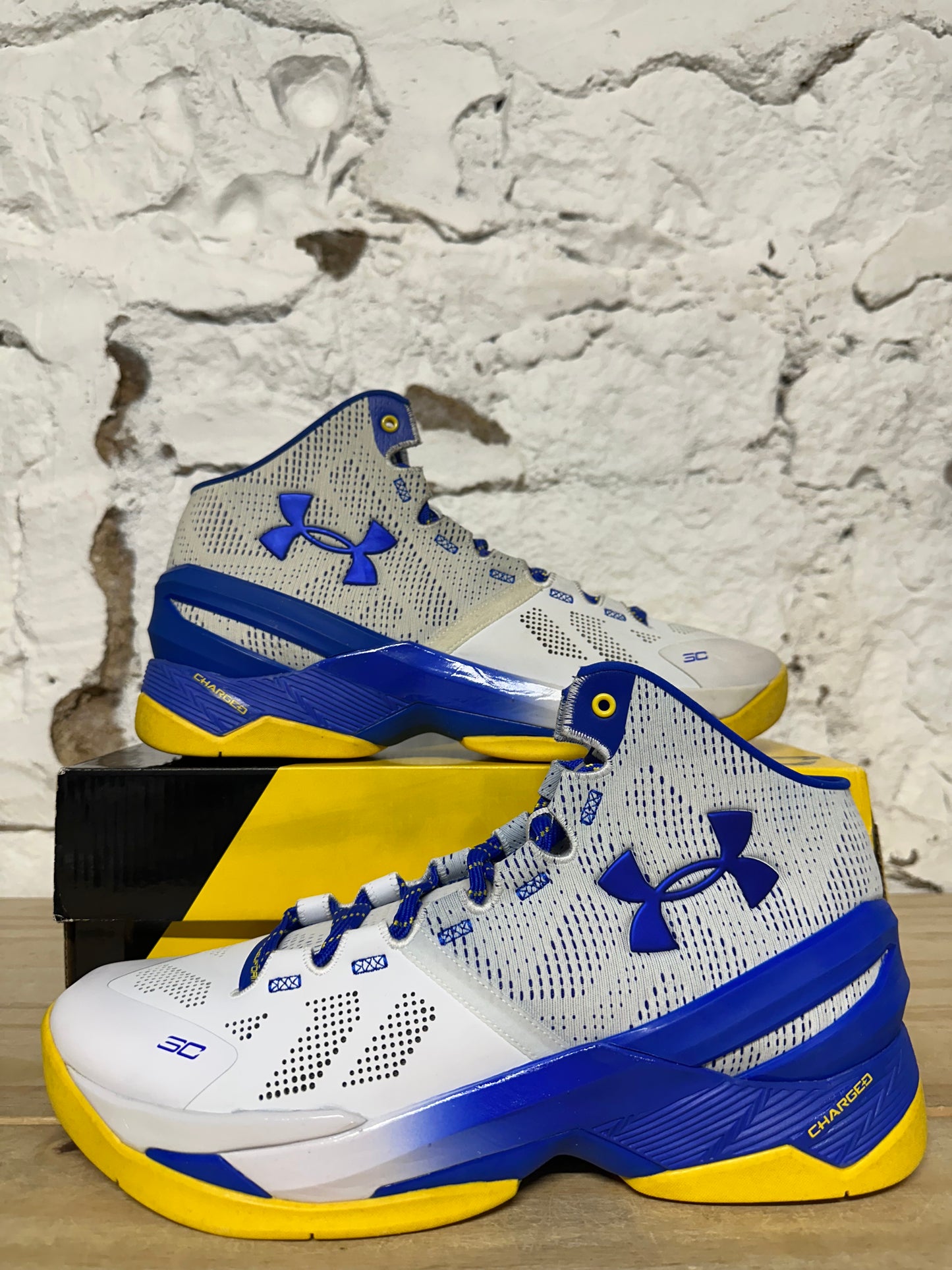 Under Armour Curry 2 Dub Nation Home Sz 10.5 DS